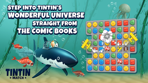 Tintin Match: Solve puzzles - عکس بازی موبایلی اندروید