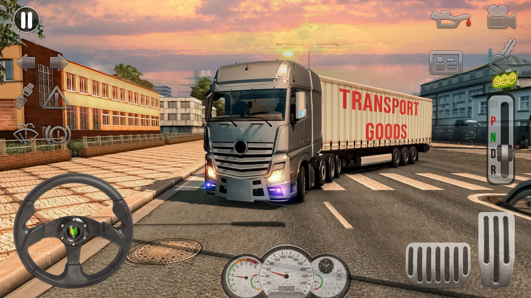 Euro Truck Driver Truck Games - Gameplay image of android game