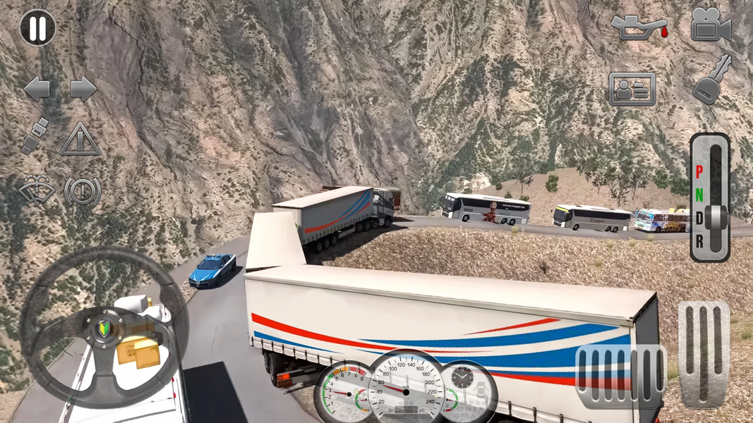 Euro Truck Driver Truck Games - Gameplay image of android game