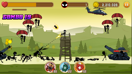 Stickman Fight - Gameplay image of android game
