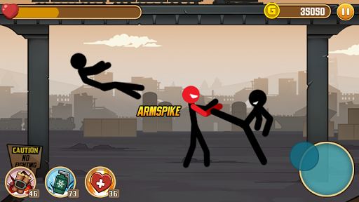 Stickman Fight - Gameplay image of android game