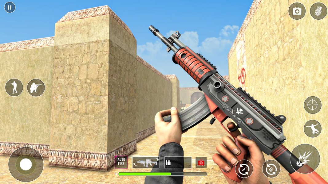 FPS Encounter Shooting strikes - Gameplay image of android game