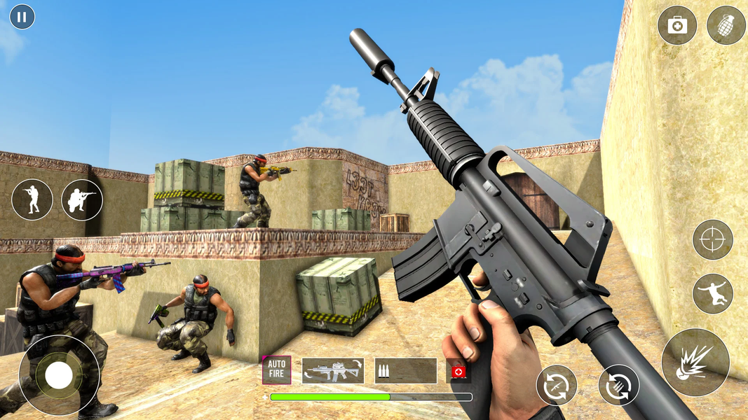 FPS Encounter Shooting strikes - Gameplay image of android game