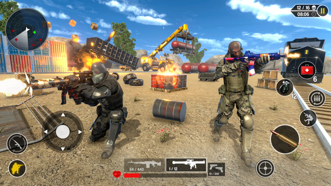 Fps Gun Strike: Shooting Games - Gameplay image of android game