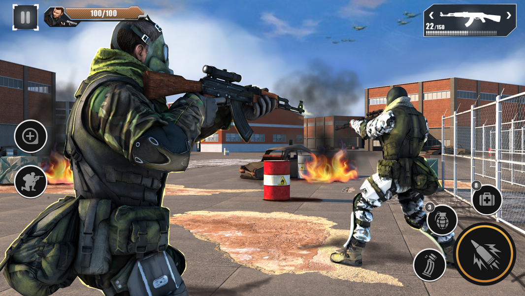 FPS BattleOps Shooting Games - Gameplay image of android game