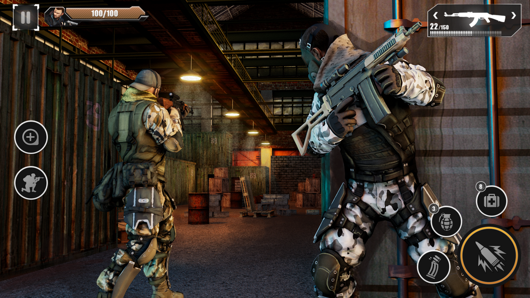 FPS BattleOps Shooting Games - Gameplay image of android game