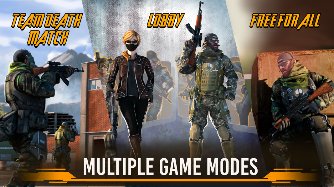 FPS BattleOps Shooting Games - Gameplay image of android game