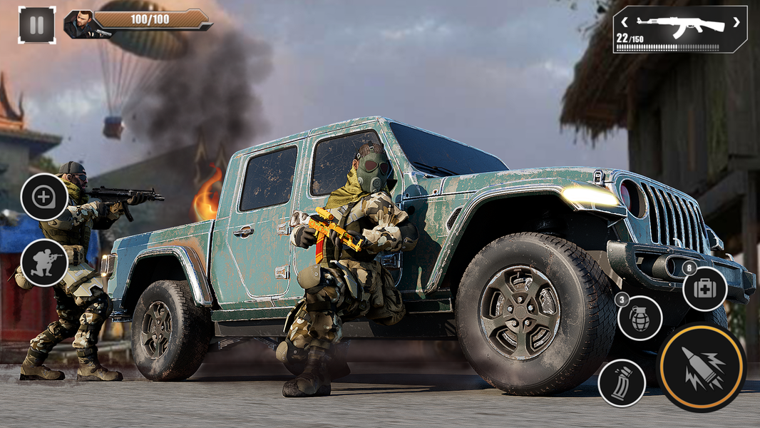 FPS BattleOps Shooting Games - Gameplay image of android game