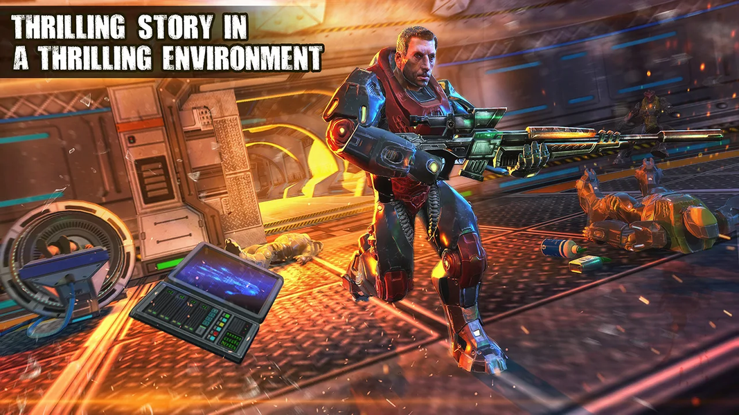 Fire game 3d - fun gun games - Gameplay image of android game