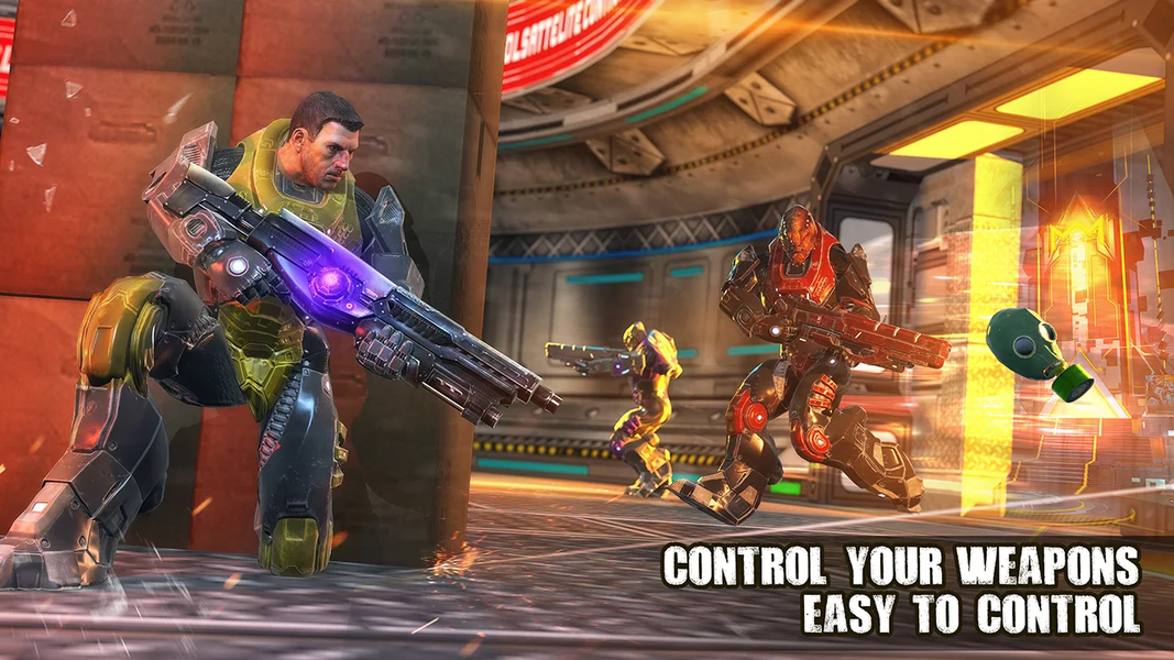 Fire game 3d - fun gun games - Gameplay image of android game