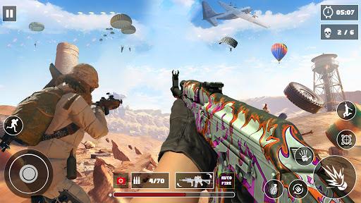 Fire Battleground Squad: Guns - Gameplay image of android game