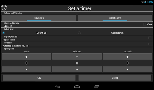 Talking Stopwatch & Timer - Image screenshot of android app