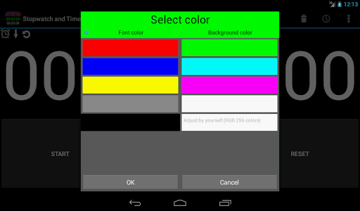 Talking Stopwatch & Timer - Image screenshot of android app