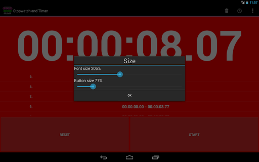 Talking Stopwatch & Timer - Image screenshot of android app