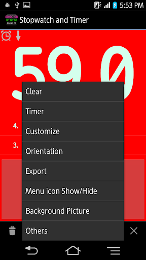Talking Stopwatch & Timer - Image screenshot of android app