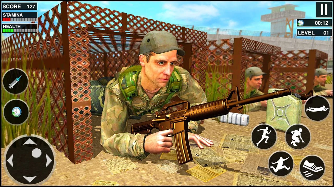 Army Boot Camp Special Forces Camp: Training Sim - Gameplay image of android game