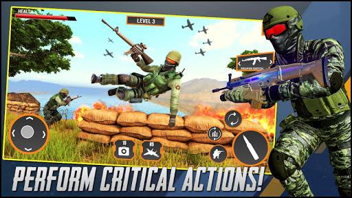 Call of Guns Shooter ww2 : offline war duty games - Gameplay image of android game