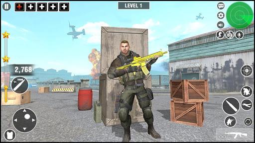 Real Commando Strike CS- New Shooting Games - Gameplay image of android game