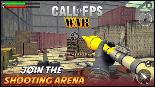 Call of fps War : Free Special Forces Fire mission - Gameplay image of android game