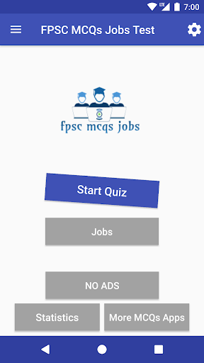 FPSC MCQs Jobs: Test Prep - عکس برنامه موبایلی اندروید