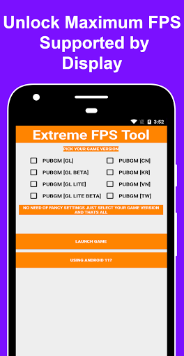 Extrem 90fps tool:unlock 90fps - عکس برنامه موبایلی اندروید