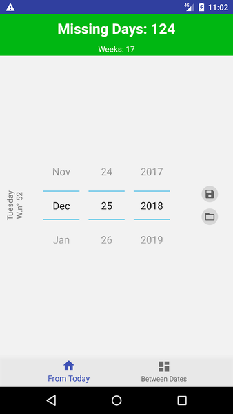 DayCounter Simple - Image screenshot of android app