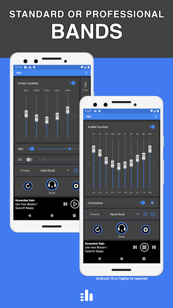 Equalizer & Bass Booster - XEQ - Image screenshot of android app