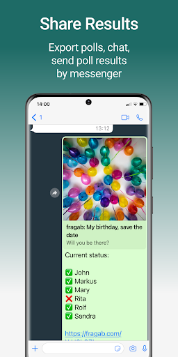 fragab: Poll, Survey, Schedule - Image screenshot of android app