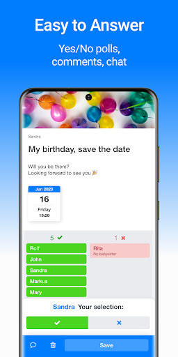 fragab: Poll, Survey, Schedule - Image screenshot of android app