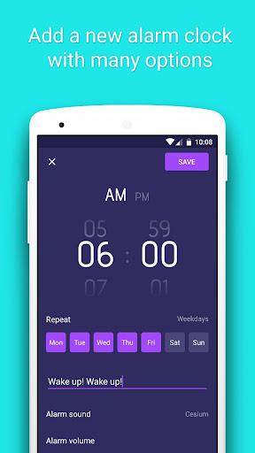 Smart Alarm Clock - Image screenshot of android app