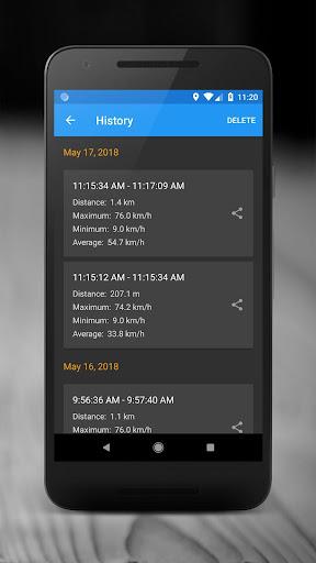 GPS Speedometer Distance Meter - عکس برنامه موبایلی اندروید