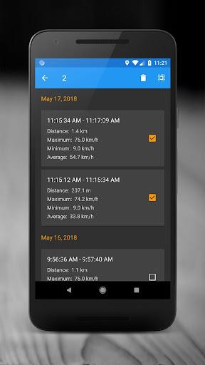 GPS Speedometer Distance Meter - عکس برنامه موبایلی اندروید