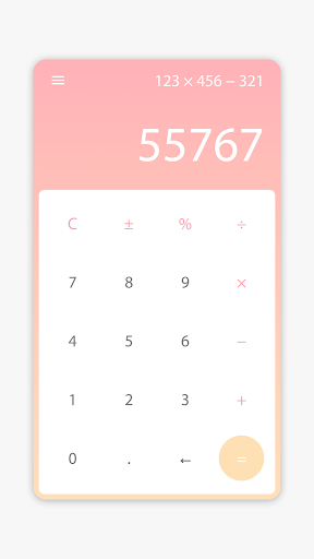 Minimal Calculator - عکس برنامه موبایلی اندروید