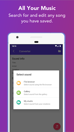 Music Editor: Ringtone & MP3 - Image screenshot of android app