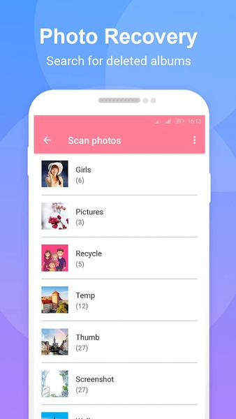 Photo Recovery - Image screenshot of android app