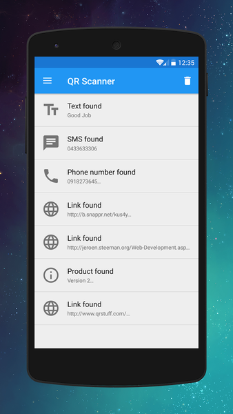 QR Scanner, Barcode Scanner - عکس برنامه موبایلی اندروید