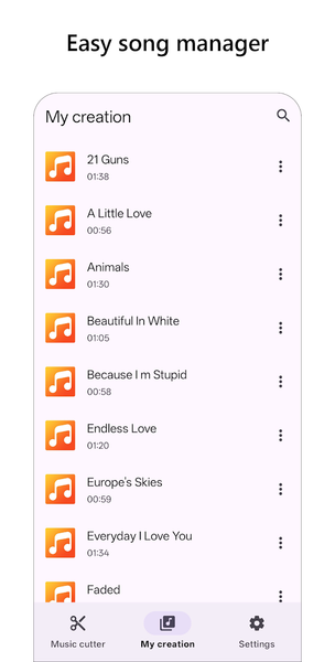 Music Cutter - Ringtone Maker - عکس برنامه موبایلی اندروید