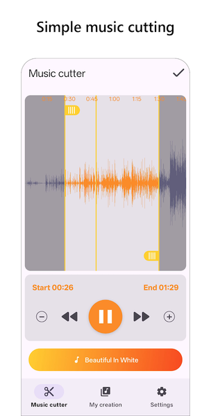 Music Cutter - Ringtone Maker - عکس برنامه موبایلی اندروید
