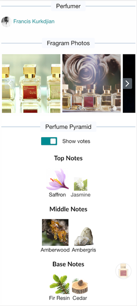 Fragrantica Perfumes - Image screenshot of android app