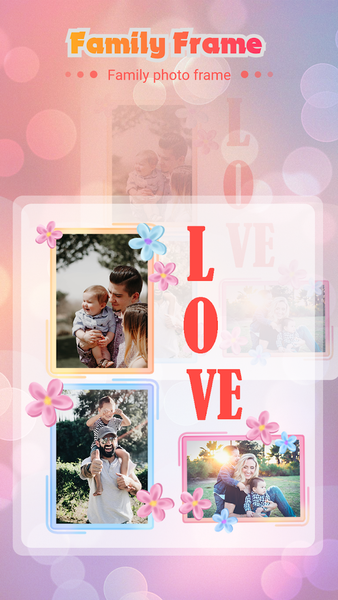 Family photo editor & frames - Image screenshot of android app