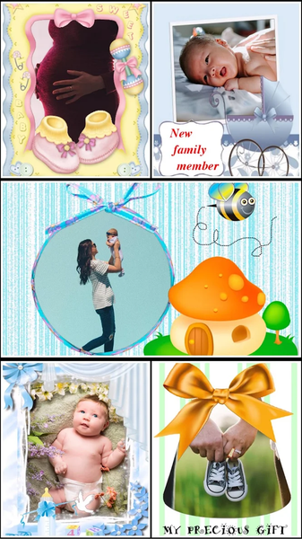 Baby Photo Frames & Picture Fr - عکس برنامه موبایلی اندروید