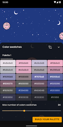 Graphix - color palette of pictures & wallpapers - Image screenshot of android app