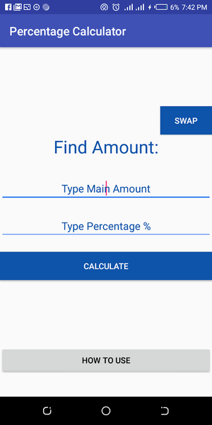 Percentage Calculator - عکس برنامه موبایلی اندروید