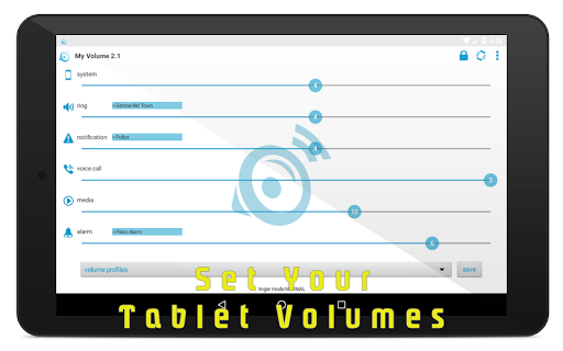 My Volume - schedule manage audio volume profile - Image screenshot of android app