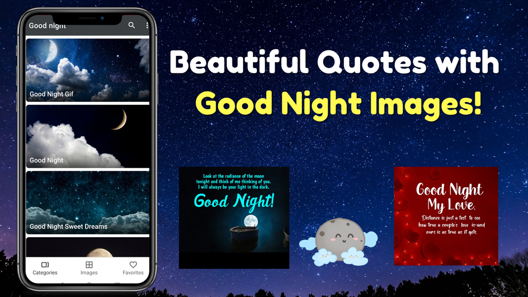 برنامه Good Night Images with Quotes - دانلود | بازار