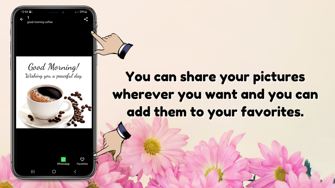 Daily Wishes and Blessings Gif - Image screenshot of android app