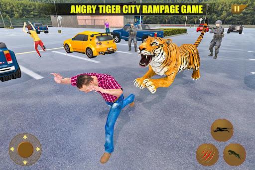 Angry Tiger City Attack: Wild Animal Fighting Game - عکس برنامه موبایلی اندروید