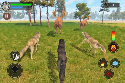 Wolf Simulator: Wild Animal Attack Game - عکس بازی موبایلی اندروید