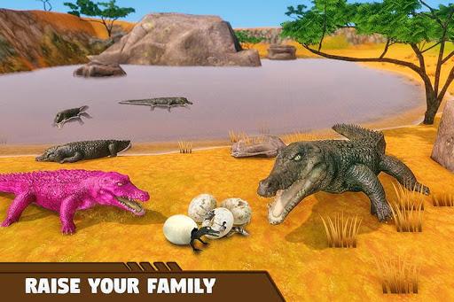 Crocodile Family Simulator Games 2021 - Gameplay image of android game