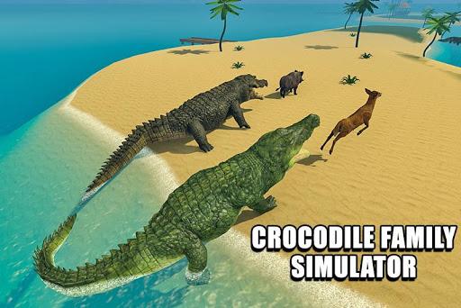 Crocodile Family Simulator Games 2021 - Gameplay image of android game